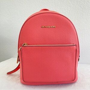 NWT Michael Kors backpack grapefruit leather